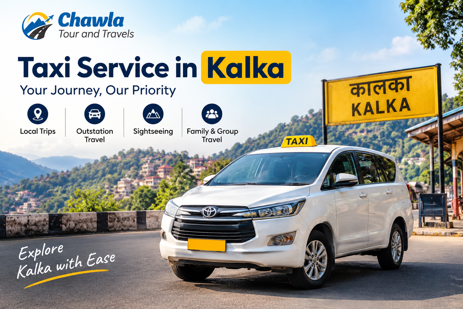 taxi service in kalka