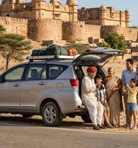 innova with traveller